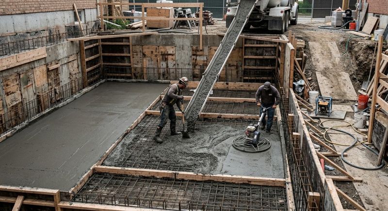 Basement Concrete Installation in Glen Allen, VA