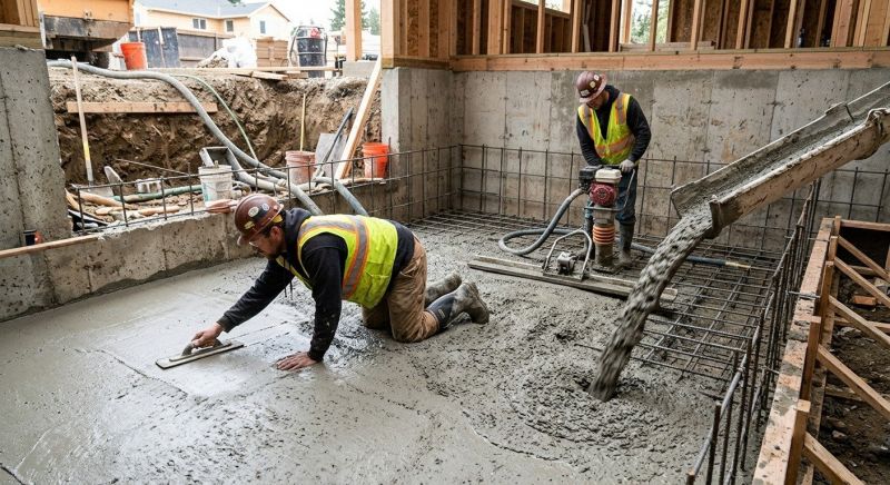 Basement Concrete Installation in Hanover County, VA