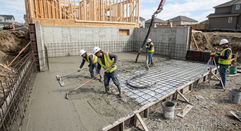 Basement Concrete Installation in Henrico County, VA