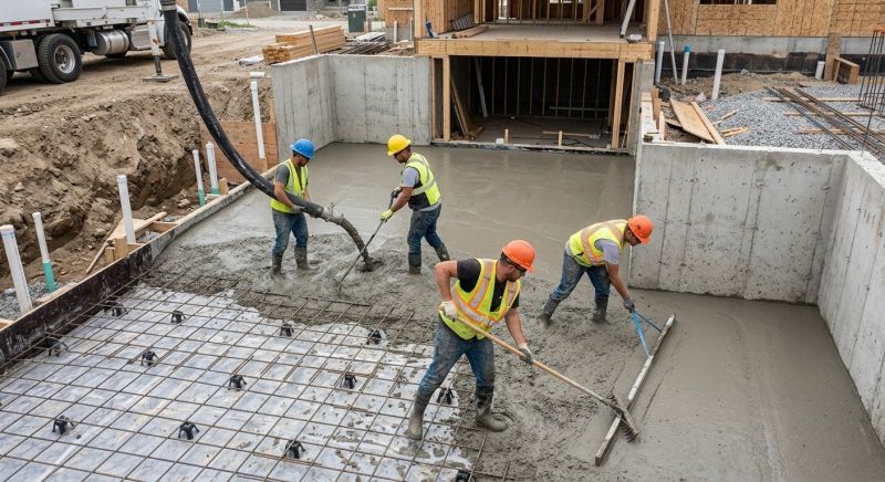 Basement Concrete Installation in Richmond, VA