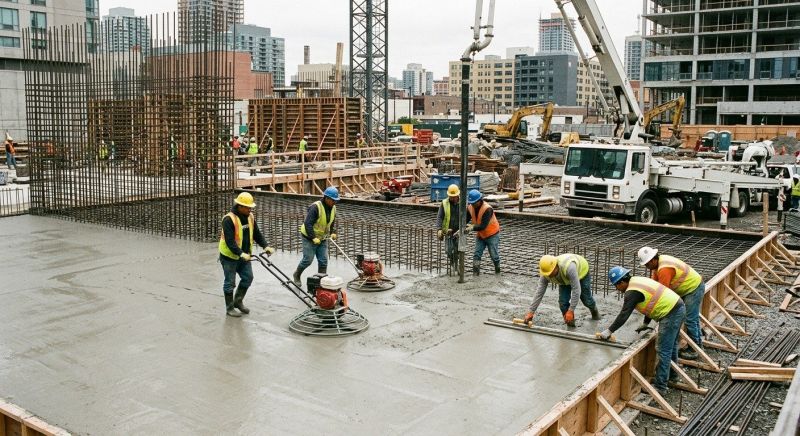 Commercial Slab Construction in Henrico County, VA