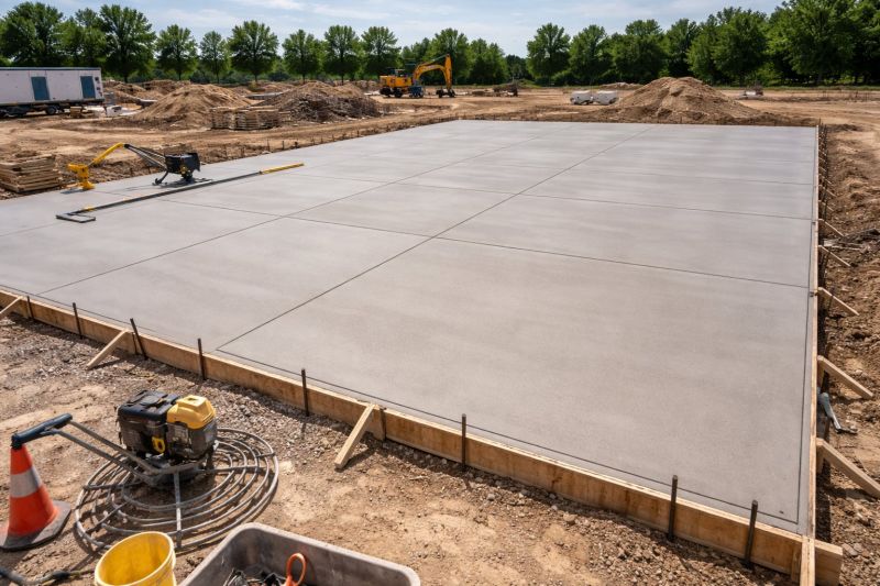 Commercial Slab Installation in Moseley, VA