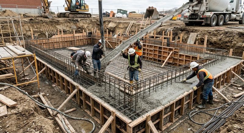 Concrete Basement Pouring in Midlothian, VA