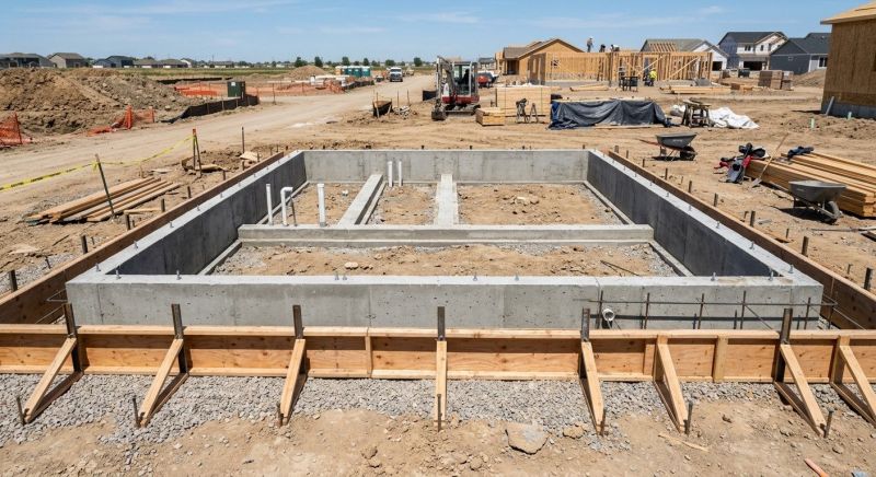 Concrete Foundation Installation in Richmond, VA
