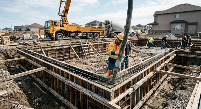 Foundation Wall Pouring in Ashland, VA