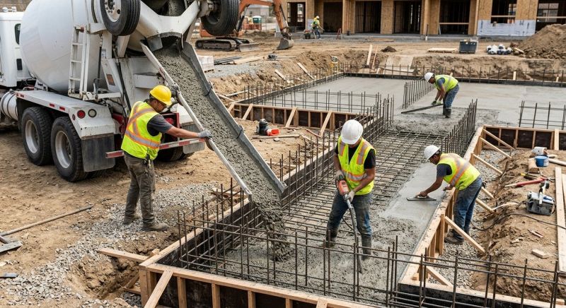Foundation Wall Pouring in Dinwiddie, VA