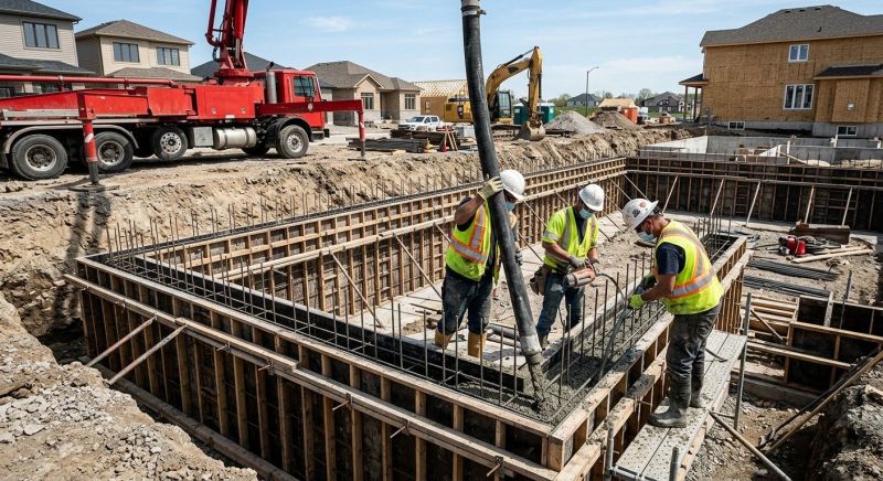 Foundation Wall Pouring in Midlothian, VA