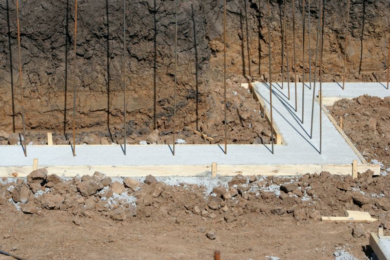 House Footing Construction in Midlothian, VA