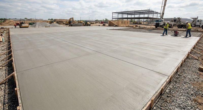 Commercial Slab Construction in Dinwiddie County, VA